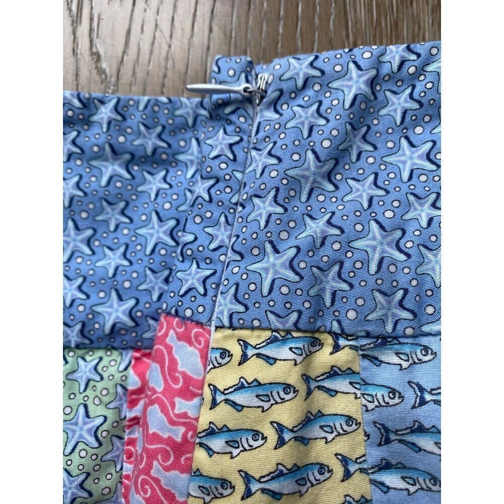 Vineyard Vines Fish Patchwork Skirt - image 5